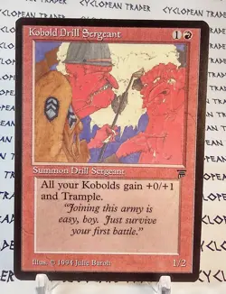 KOBOLD DRILL SERGEANT (#1) mtg NM Legends 1 Unc English UNPLAYED - Image 1