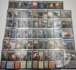 65 LANDS 7 Cycles Commander Cube Castle Garenbrig Locthwain Manlands TEMPLE - Image 1