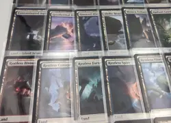 65 LANDS 7 Cycles Commander Cube Castle Garenbrig Locthwain Manlands TEMPLE - Image 3