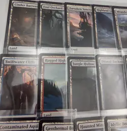 65 LANDS 7 Cycles Commander Cube Castle Garenbrig Locthwain Manlands TEMPLE - Image 4