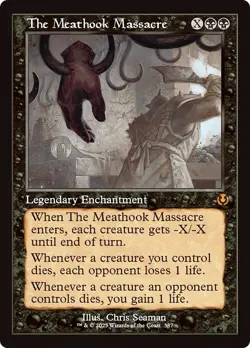 Retro THE MEATHOOK MASSACRE x1 mtg NM-M Innistrad Remastered 1 Mythic - Image 1
