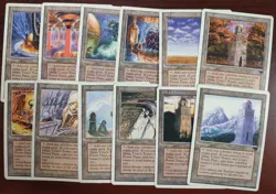 Chronicles Urzatron ALL ART ~mtg Urza's Power Plant Tower Mine LP-MP - Image 1