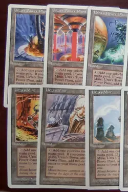 Chronicles Urzatron ALL ART ~mtg Urza's Power Plant Tower Mine LP-MP - Image 3