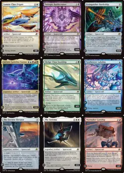 EDH 21 *SPACECRAFT * mtg Edge of Eternities Eternity Elevator Seriema Battleship - Image 2