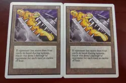 BLACK VISE x2 mtg HP Unlimited 2 Unc - Image 1