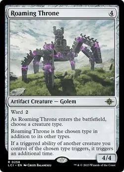 ROAMING THRONE mtg NM-M Lost Caverns of Ixalan 1 Rare - Image 1