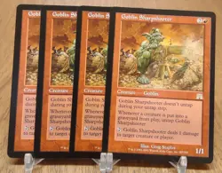 GOBLIN SHARPSHOOTER x1 mtg NM Onslaught 1 Rare UNPLAYED - Image 1