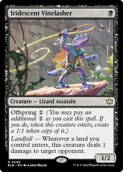 IRIDESCENT VINELASHER x4 mtg NM-M Bloomburrow 4 Rare - Image 1