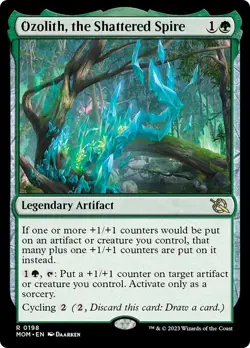 OZOLITH, THE SHATTERED SPIRE mtg NM-M March of The Machine 1 Rare - Image 1