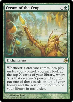 CREAM OF THE CROP mtg NM Morningtide 1 Rare UNPLAYED - Image 1
