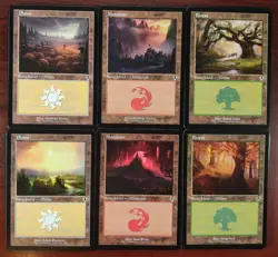 100 RETRO Basic Land ~ INNISTRAD REMASTER ~mtg 10 Each Variant UNPLAYED NEW Mana - Image 2
