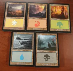 100 RETRO Basic Land ~ INNISTRAD REMASTER ~mtg 10 Each Variant UNPLAYED NEW Mana - Image 4