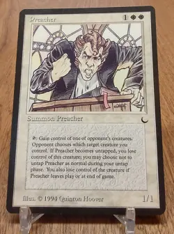 PREACHER x1 mtg NM/NM- The Dark 1 Rare UNPLAYED - Image 1