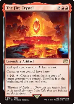 EDH RARE *CRYSTAL* Artifact Set ~mtg Final Fantasy Water Darkness Fire Earth Win - Image 5