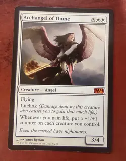 ARCHANGEL OF THUNE mtg NM M14 Magic Core 2014 1 Mythic (#1) - Image 1