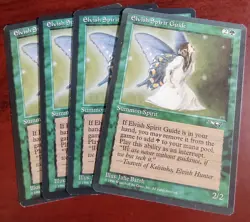 ELVISH SPIRIT GUIDE x4 mtg Very Light Play Alliances 4 Unc - Image 1
