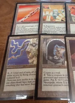 mtg THE DARK Vintage Magic Artifact Lot Tormod's Crypt Skull of Orm Barl's Cage - Image 2