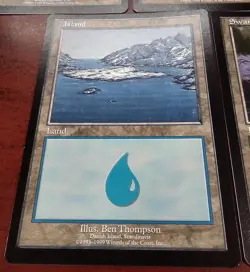 Euro land Promo Set of 5 ~mtg Euroland Swamp Island Plains Mountain Forest - Image 2