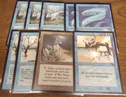 mtg THE DARK Vintage Magic Lot Worms of The Earth Uncle Istvan Spitting Slug MOR - Image 4