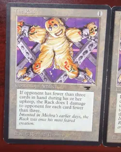 THE RACK x4 mtg Antiquities 4 Unc - Image 2