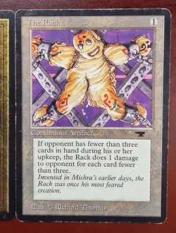 THE RACK x4 mtg Antiquities 4 Unc - Image 4