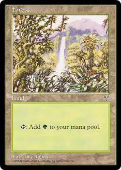 100 Basic Land ~ MIRAGE ~ mtg 1996 Vintage Mana ALL 20 Variants (5 each) - Image 4