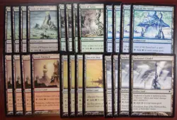 Artifact Land Play Set ~mtg Mirrodin Great Furnace Ancient Den Vault Whispers - Image 1