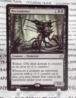 NECROSKITTER x1 mtg EX/NM Modern Masters 2015 Rare - Image 1