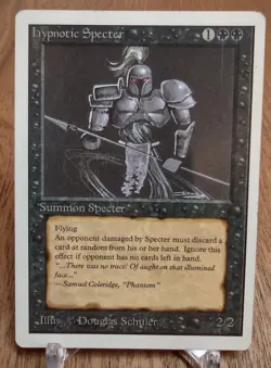 HYPNOTIC SPECTER x1 mtg MP-HP Unlimited 1 Unc (#3) - Image 1