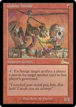 GOBLIN WELDER x1 mtg LP Urza's Legacy 1 Rare - Image 1