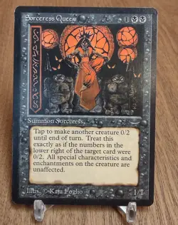 SORCERESS QUEEN x1 mtg EX-NM Arabian Nights 1 Unc - Image 1