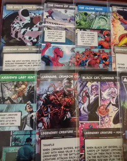 Borderless SPIDER-MAN Panel Set of 14 ~mtg Eddie Brock Norman Osborn Carnage - Image 2