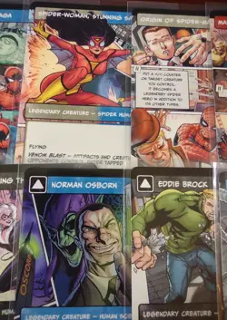 Borderless SPIDER-MAN Panel Set of 14 ~mtg Eddie Brock Norman Osborn Carnage - Image 3