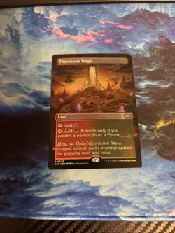 Thornspire Verge (Borderless) Duskmourn: House of Horror Foil - Image 1
