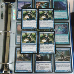 Vintage Blue Creatures Binder Empress Galina Jin-Gitaxias MTG Magic Gathering - Image 1