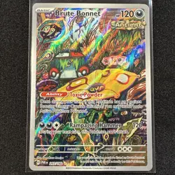 Brute Bonnet 207/182 Sv04: Paradox Rift Illustration Rare NM Pokemon Card - Image 1