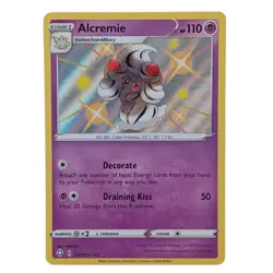 Alcremie SV058/SV122 Shining Fates NM Shiny Holofoil Rare Pokemon Card - Image 1