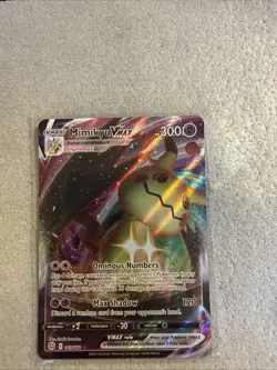 Pokemon Mimikyu VMAX Holo Ultra Rare TCG Card Brilliant Stars 069/172 - Image 1