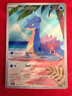 Misty’s Lapras Illustration Rare 194/182 - Pokemon Destined Rivals - Image 1