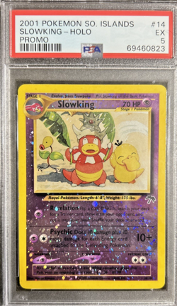 2001 Pokemon Southern Islands #14 Slowking Holo PSA 5 EX - Image 1