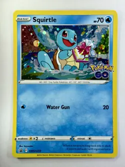 Squirtle Pokemon GO SWSH233 Sword & Shield Black Star Promo Gem Mint 💎 - Image 5