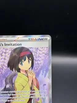 Erika's Invitation NM Full Art Scarlet & Violet 151 196/165 Pokemon TCG Trainer - Image 4