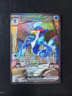 POKEMON TCG - PALDEA EVOLVED - QUAQUAVAL EX 260/193 - Image 1