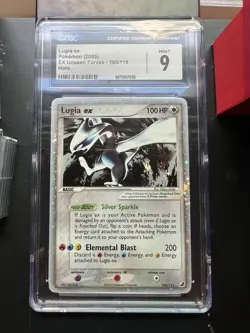 Pokemon CGC 9 Lugia Ex #105 Holo EX Unseen Forces 2005 English MINT - Image 1