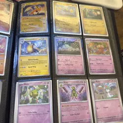 Pokemon TCG Paldean Fates Master Set w/Binder - Partially Complete NM/M - Image 5