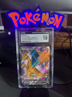2020 Pokemon Charizard V Black Star Promo SWSH050 - CGC 10 Gem Mint - Image 1