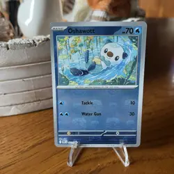 Pokemon TCG Oshawott (Master Ball Pattern) 021/086 Sv: White Flare Holo NM - Image 1