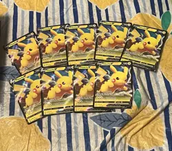 Lot Of 9 + 9 Pikachu V SWSH061 SWSH Black Star Promos Holo Pokemon Pokemon - Image 3
