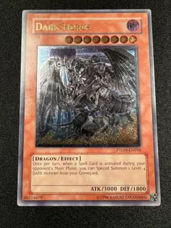 Yu-Gi-Oh! Dark Horus (NM) ULTIMATE RARE PTDN-EN016 Phantom Darkness Unlimited - Image 1