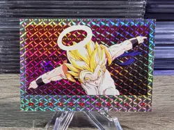 Dragon Ball Z DBZ 1989 Trading Card Bird Studio Series 2 Holo Prism #9 Gogeta - Image 1